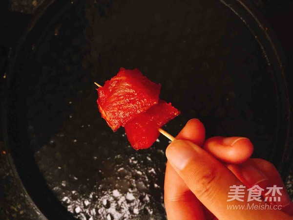 香辣牙签肉的做法
