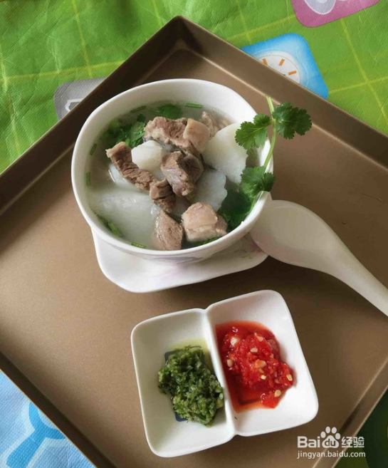 羊肉山药汤的做法