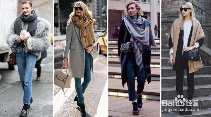 围巾怎么系流行怎么系?