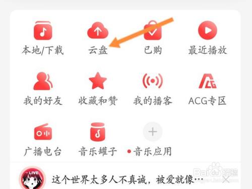 网易云盘在哪里?怎么找