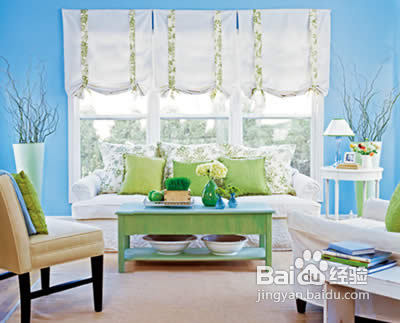 3种设计方法让炎夏客厅清凉变身