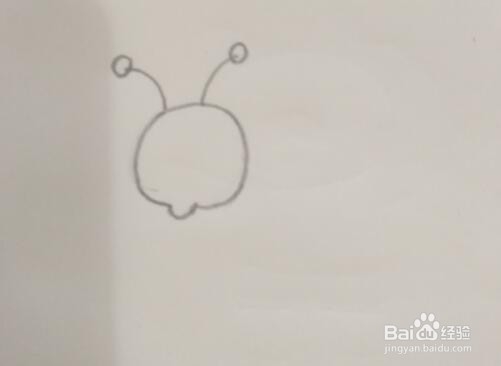 如何画一只小蜜蜂？