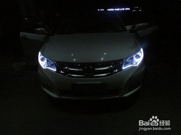 前沿车改深圳思锐改灯 奥迪Q5双氙气灯 天使眼