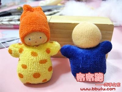 手工布艺超可爱小迷糊娃娃