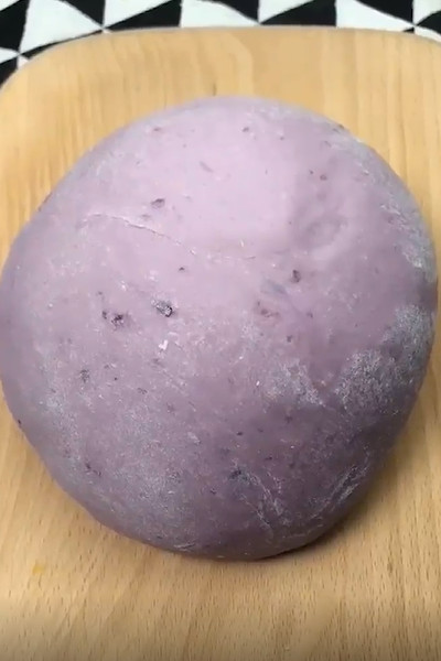 奶香紫薯大馒头怎么做？