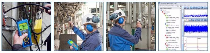 利用超声波检测仪SDT270检测阀门内漏的方法