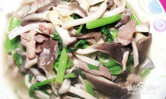 蘑菇炒肉做法