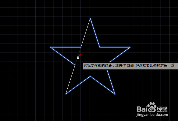怎样用CAD制作一个五角星
