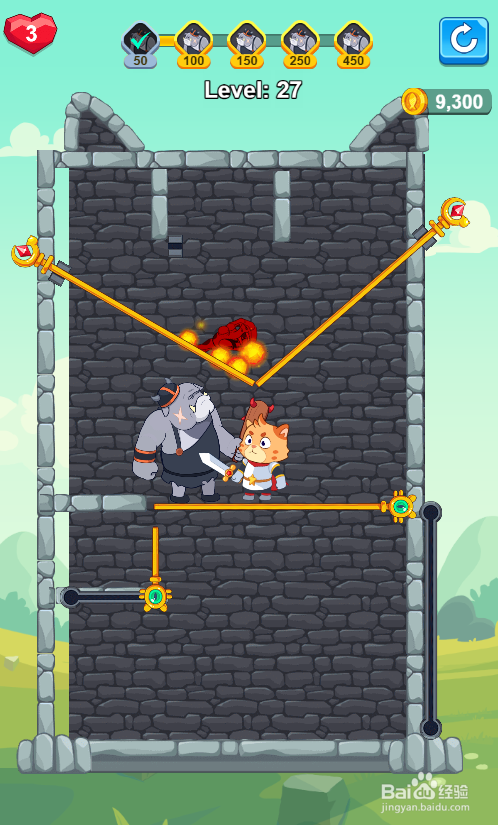 The Rise of Cat Hero的Level 27怎样过关