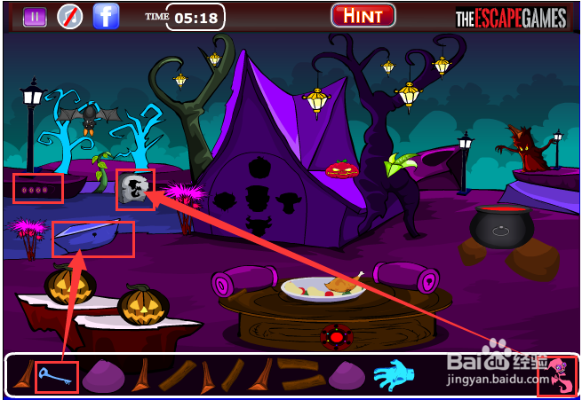 Flash游戏攻略：[21]汤姆万圣节逃脱