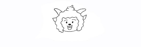 如何画懒羊羊的卡通简笔画教程