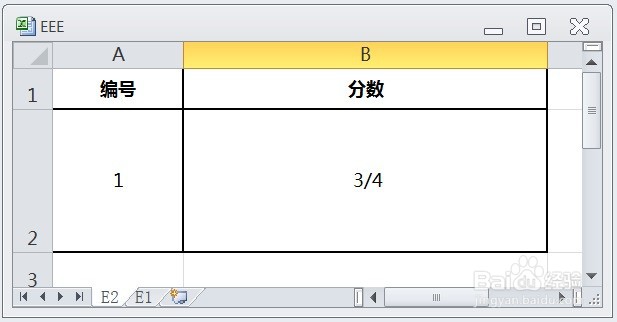EXCEL怎么解决输入分数3/4却显示为3月4日