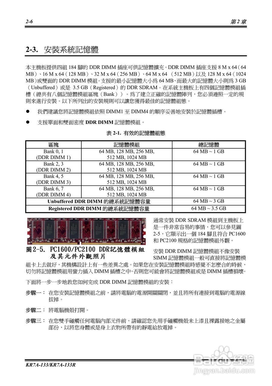 KR7A-133KP7A-133R主机板使用手册:[2]