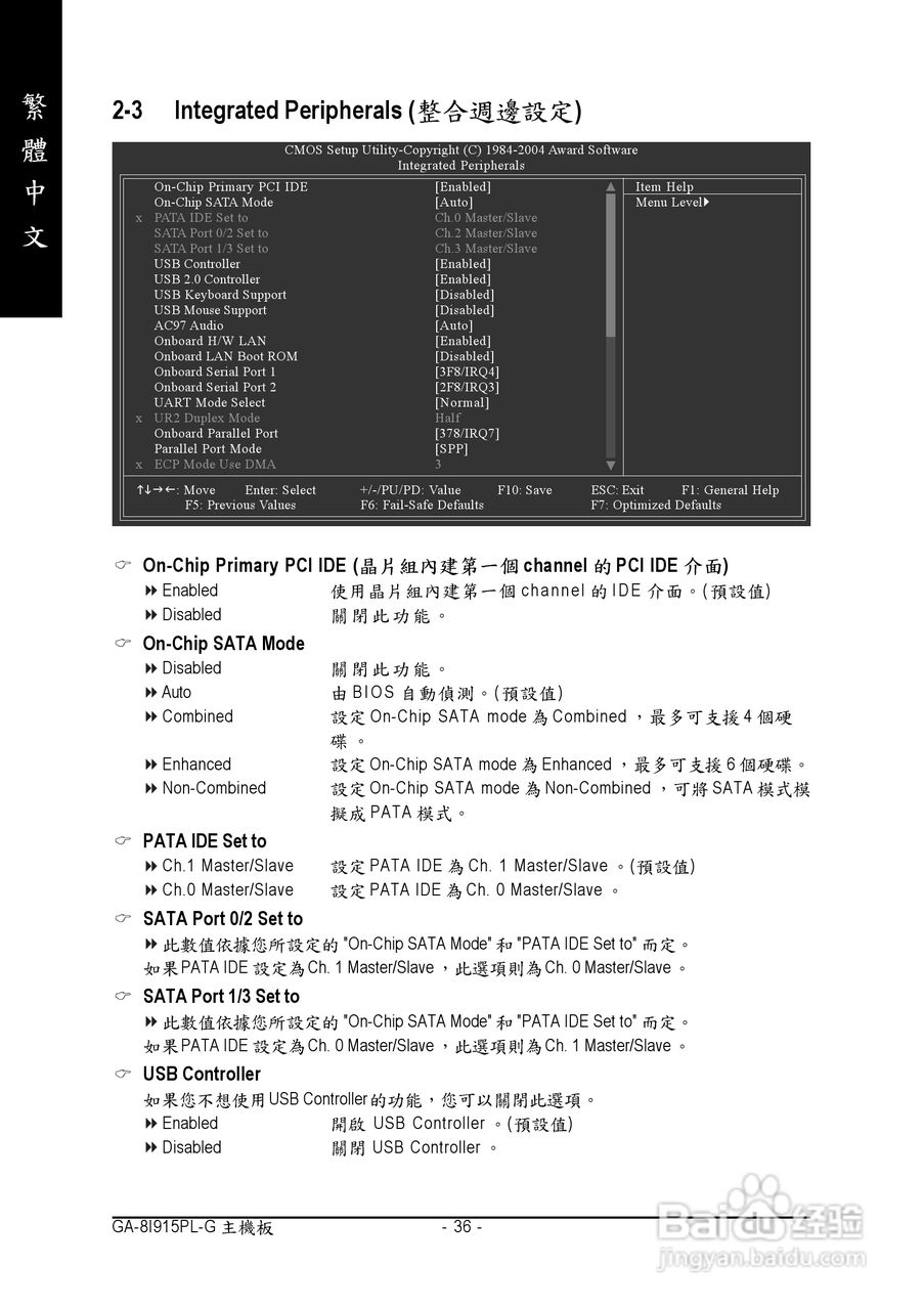 技嘉GA-8I915PL-G (Rev 1.x)型主板说明书:[4]