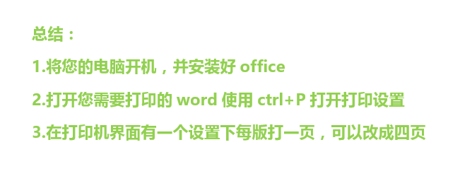 Word如何缩放打印