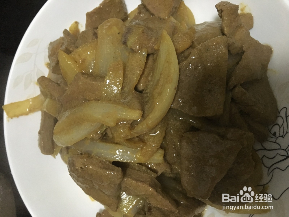 猪肝的个人做法