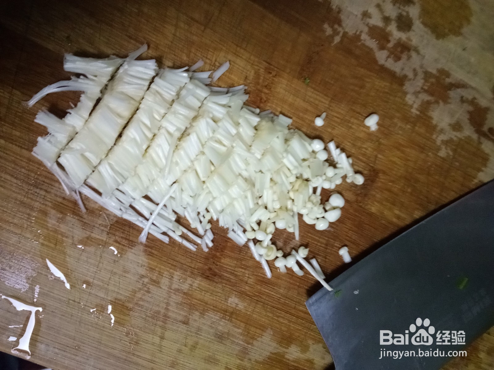 香菜金针菇鸡蛋饼