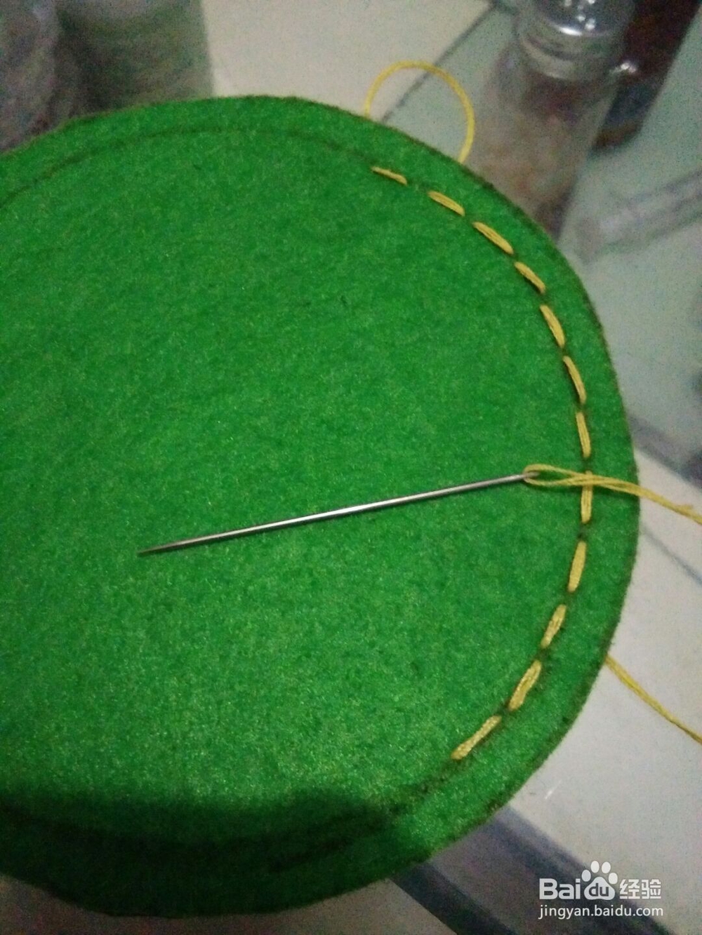 好看的不织布西瓜杯垫