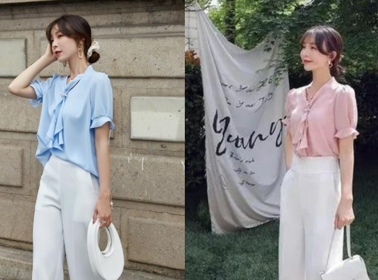 阔腿裤配什么上衣