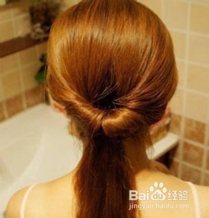 3分钟学会日式淑女盘发