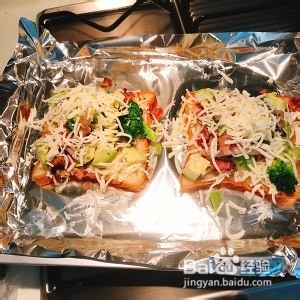 快手面包伪披萨的做法