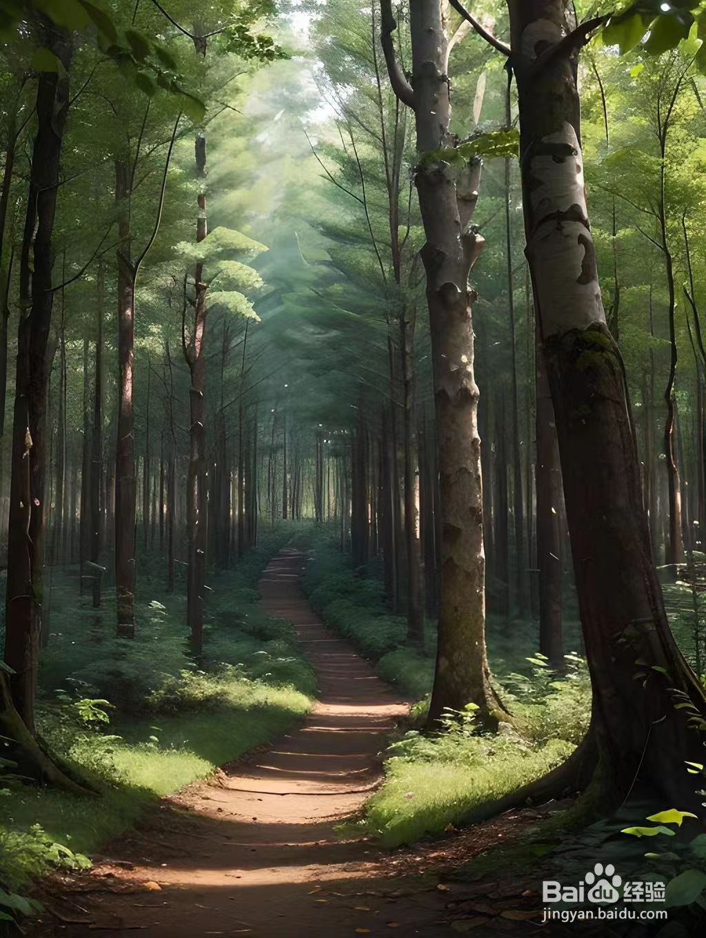 夏天的树木怎么形容