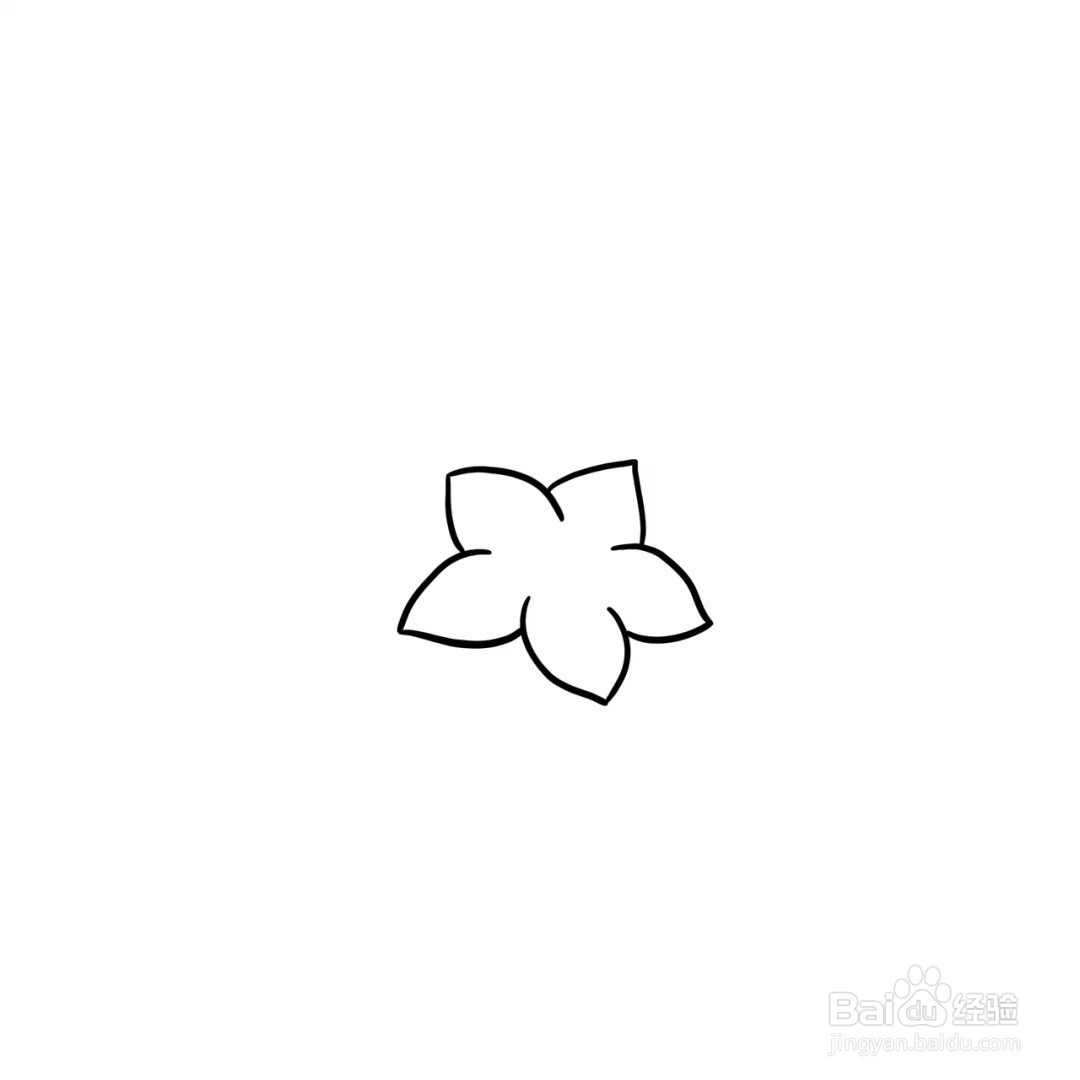 怎么画桃花简笔画