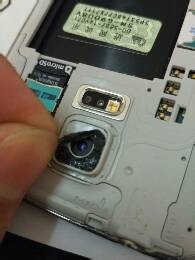 三星S5后摄像头保护玻璃更换方法