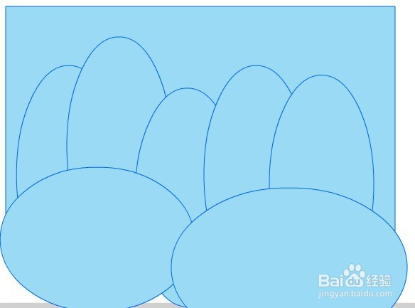 flash绘制卡通山峰的场景