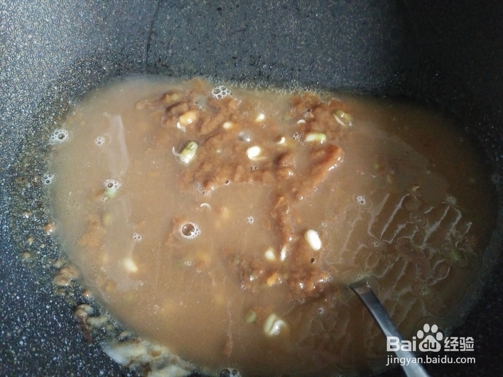 自制炸酱布条面