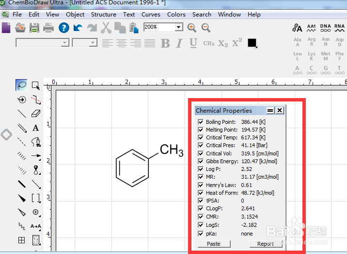 怎么用chemdraw模拟化合物的沸点
