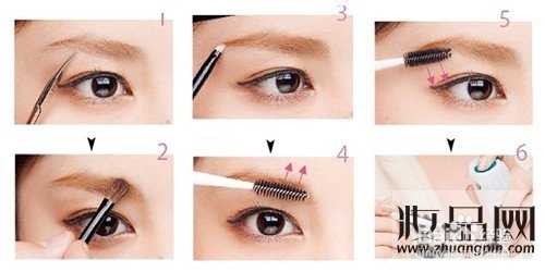 分享素眉化妆技巧