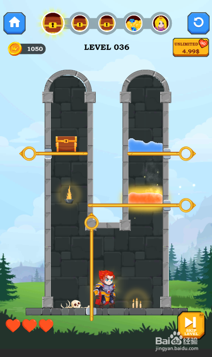 Hero Rescue Online的LEVEL 036怎样通过?