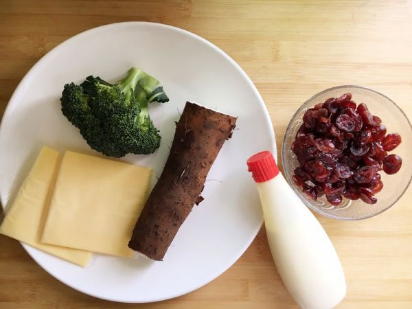 西兰花山药沙拉球