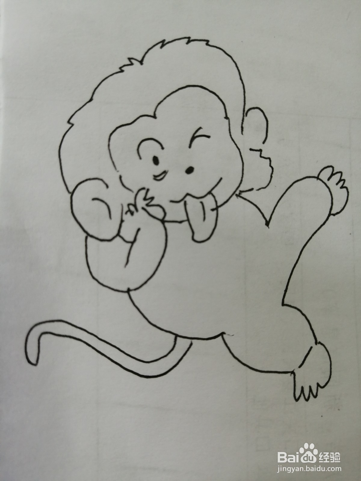<b>调皮的小猴子怎么画</b>