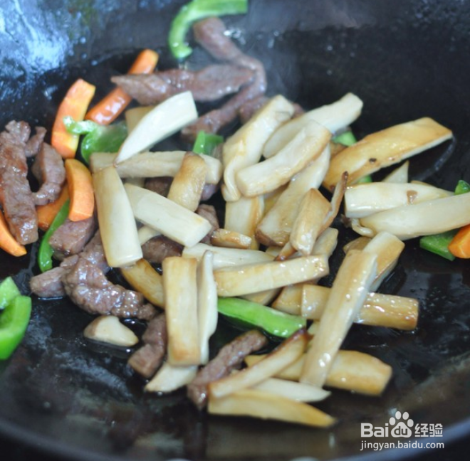 杏鲍菇炒牛柳怎么做？