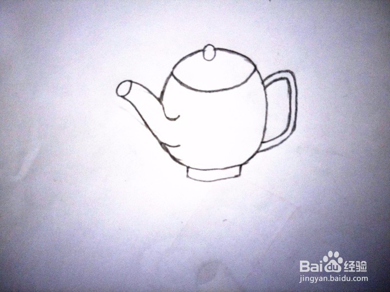 茶壶的简单画法
