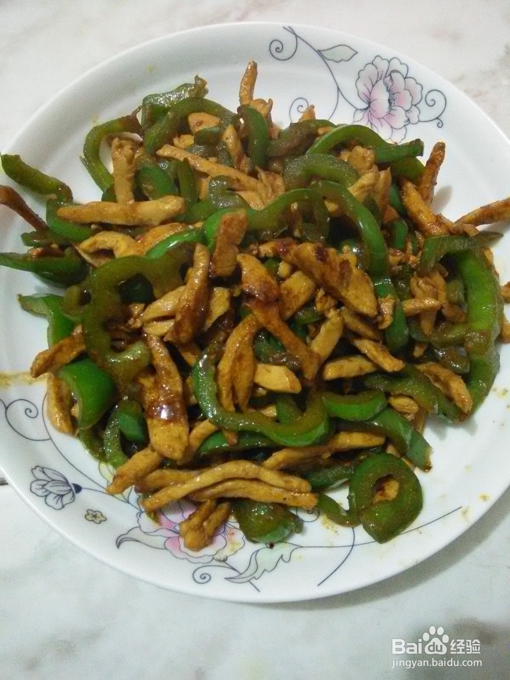 鸡丝甜椒怎么炒