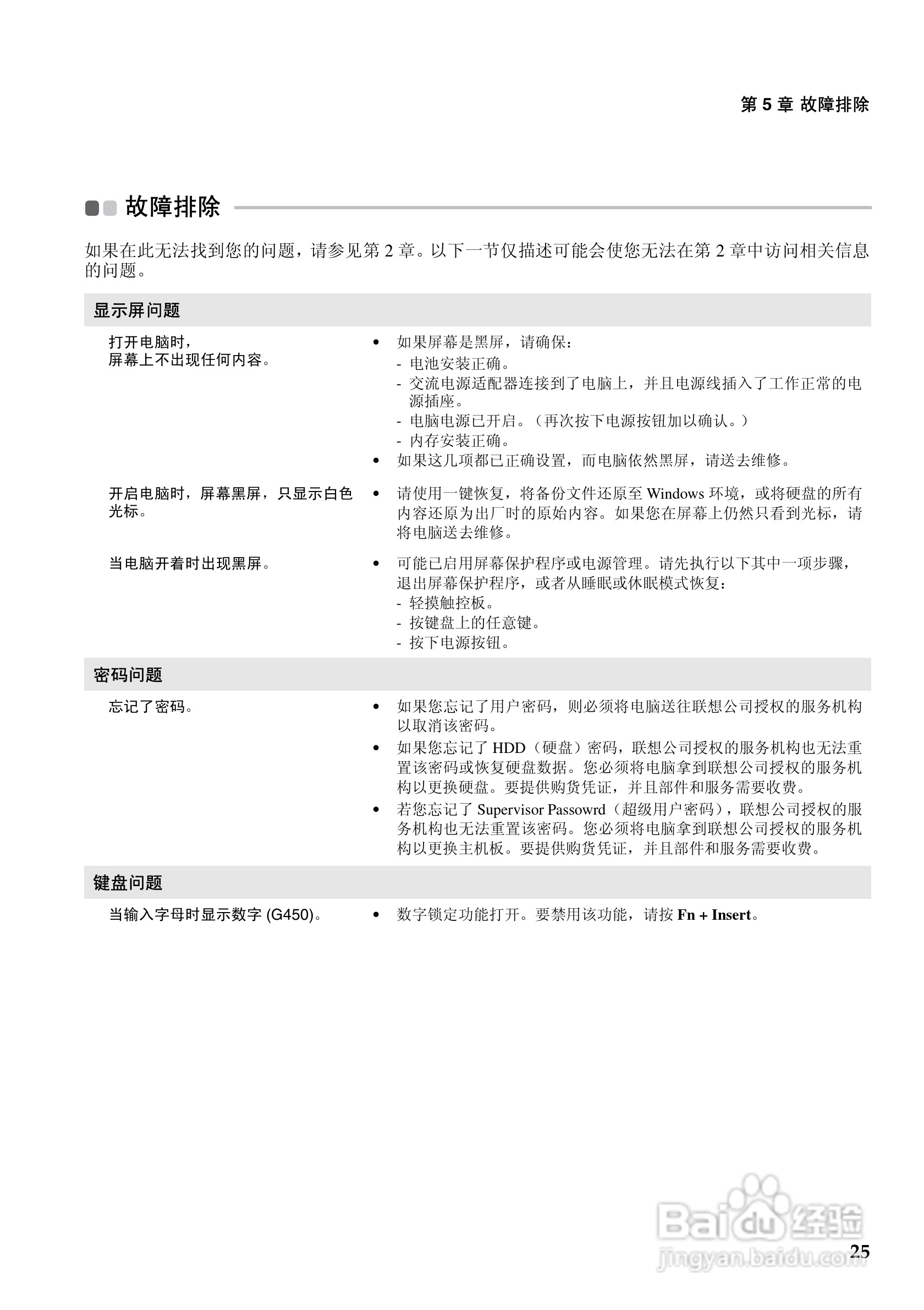 联想G550笔记本电脑使用说明书:[4]