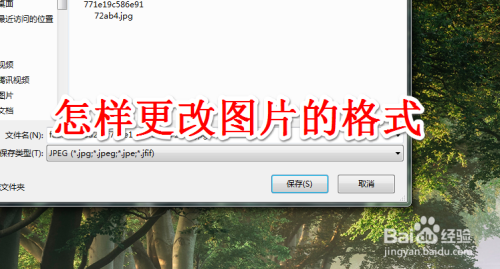 怎样更改图片的格式