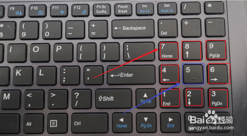 怎么使用win10电脑小键盘控制鼠标