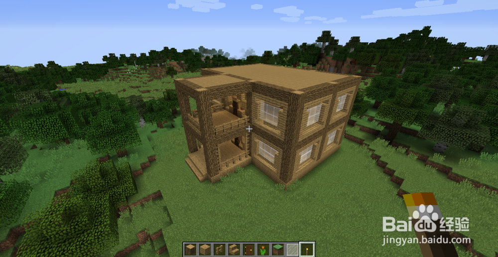 如何在《我的世界》建造一个简约的小型别墅2