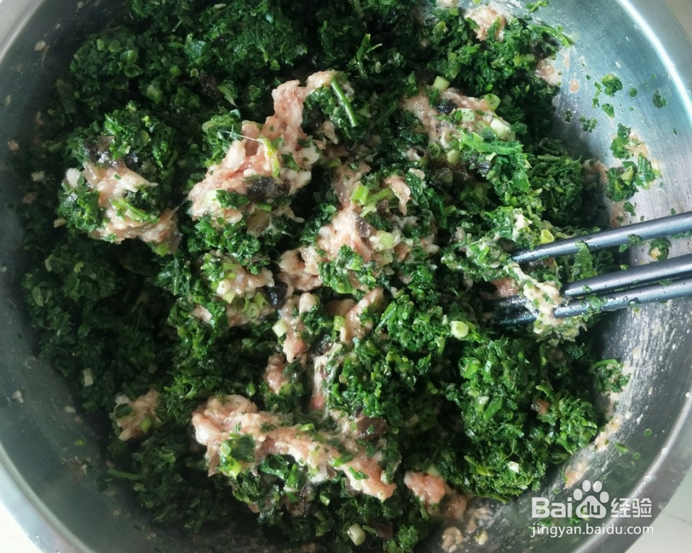 不好吃你打我的千里香荠菜猪肉大馄饨