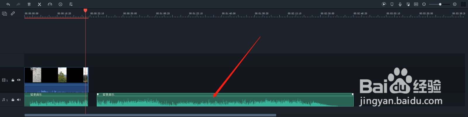 Filmora视频剪辑软件如何增加背景音乐