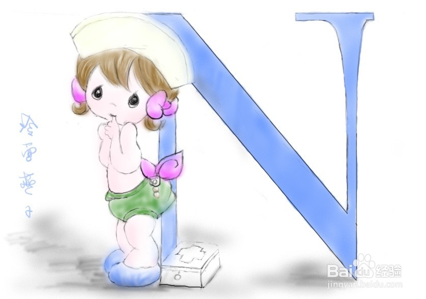 PS画漫画之：对人物的绘制有一个渐次变化