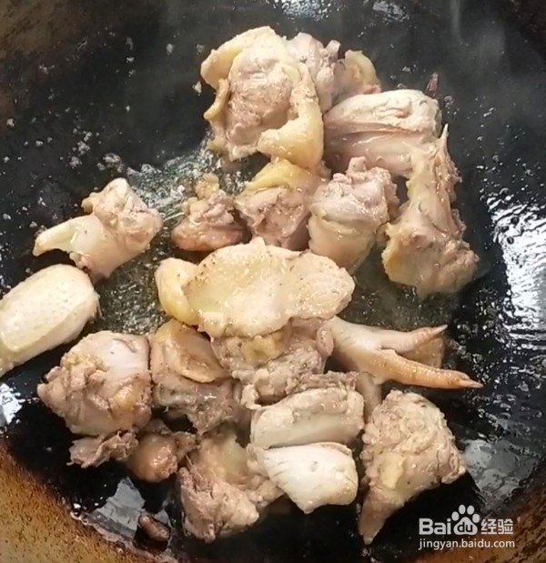 家常板栗炖油鸡