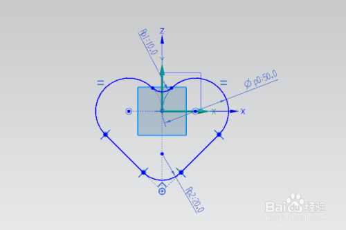 ug10.0练习三维建模九百四十九曲面管道桃子心
