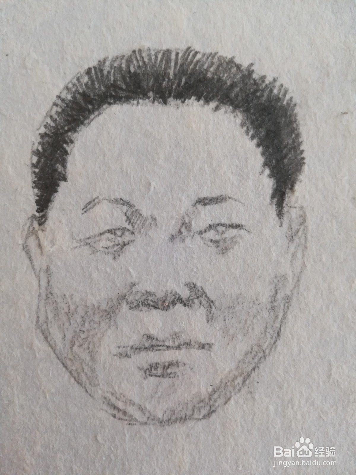 怎么画短发男青年速写头像