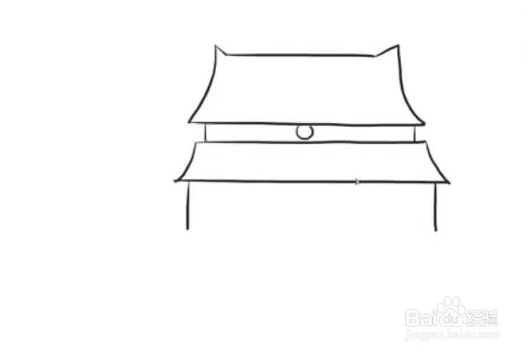 幼儿园简笔画天安门