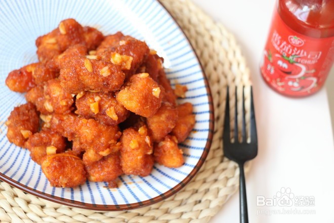 茄汁蒜香鸡块